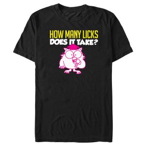 Men’s Tootsie Pop Mr. Owl How Many Licks Does It Take T-Shirt