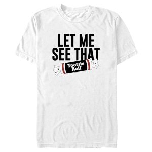 Men’s Tootsie Roll Let Me See That Slogan T-Shirt