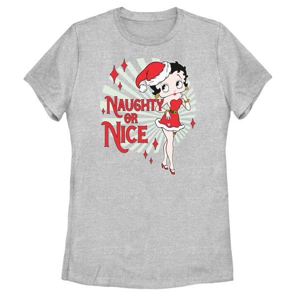 Women’s Betty Boop Christmas Naughty or Nice Betty T-Shirt