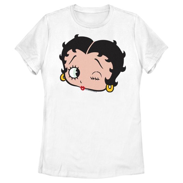 Women’s Betty Boop Large Face T-Shirt