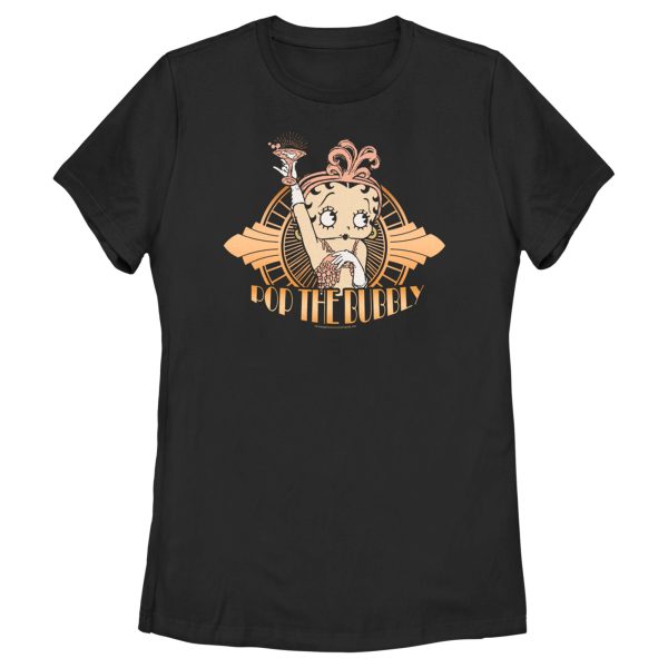 Women’s Betty Boop New Year’s Pop the Bubbly T-Shirt