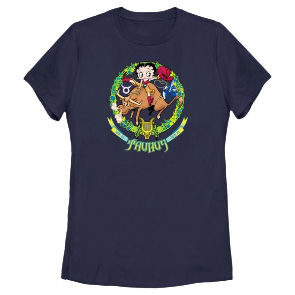 Women’s Betty Boop Taurus Zodiac T-Shirt