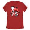 Women’s Betty Boop Valentine’s Day Bimbo Be Mine T-Shirt