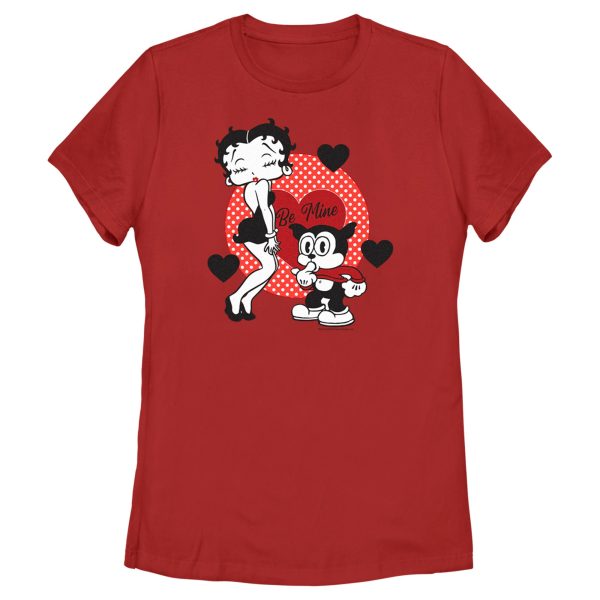 Women’s Betty Boop Valentine’s Day Bimbo Be Mine T-Shirt