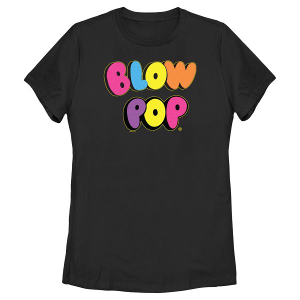 Women’s Blow Pop Rainbow Text T-Shirt