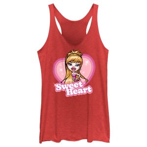 Women’s Bratz Meygan Sweet Heart Racerback Tank Top