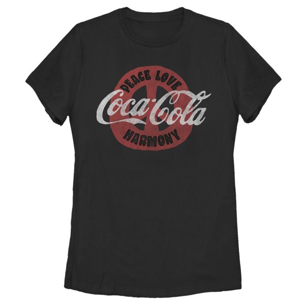 Women’s Coca Cola Unity Peace Love Harmony T-Shirt