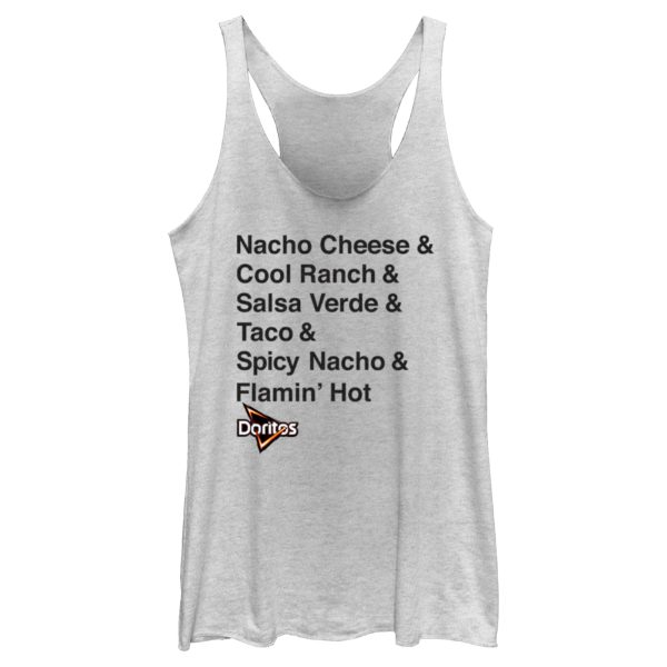 Women’s Doritos Flavors Stack Racerback Tank Top