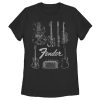 Women’s Fender Guitar Chart T-Shirt