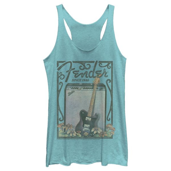 Women’s Fender Since 1946 Retro Poster Racerback Tank Top