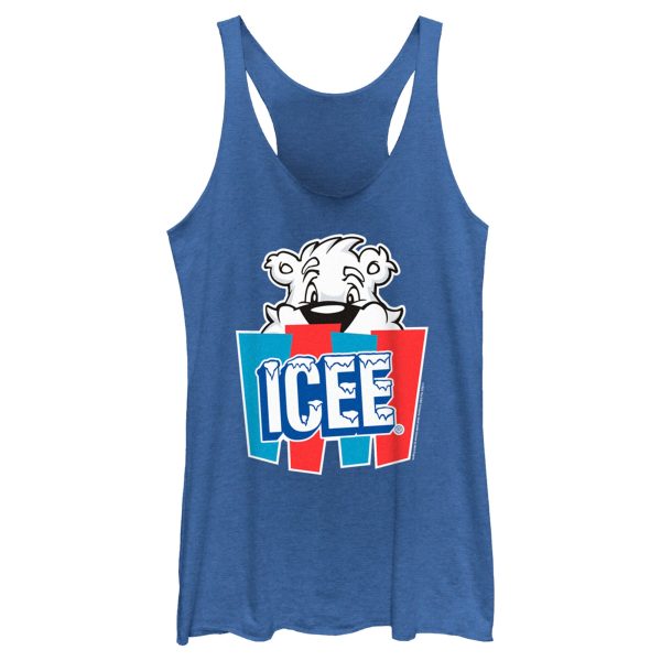 Women’s ICEE Peekaboo Bear Logo Racerback Tank Top