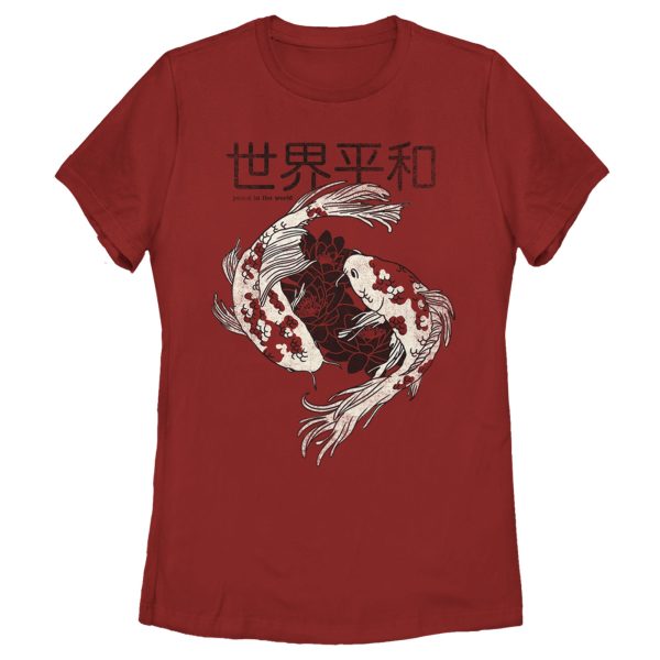 Women’s Lost Gods Peaceful Koi Fish T-Shirt