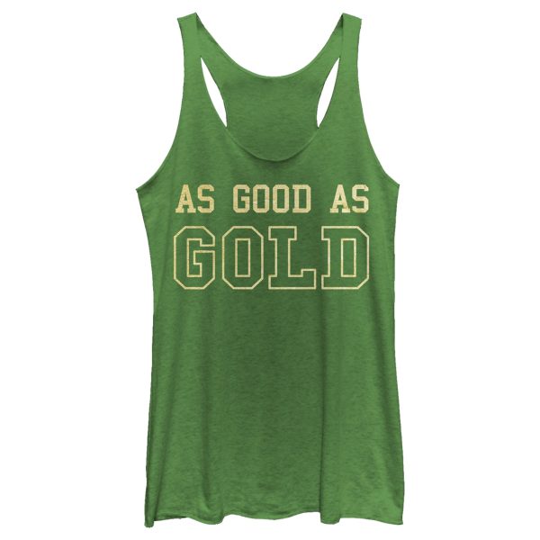 Women’s Lost Gods St. Patrick’s Day As Good as Gold Racerback Tank Top