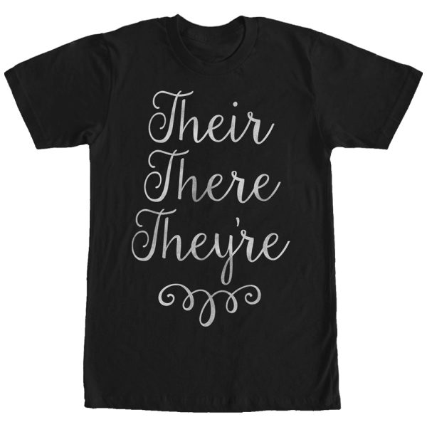 Women’s Lost Gods Their There They’re Grammar Boyfriend Tee