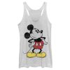 Women’s Mickey & Friends Classic Mickey Distressed Racerback Tank Top