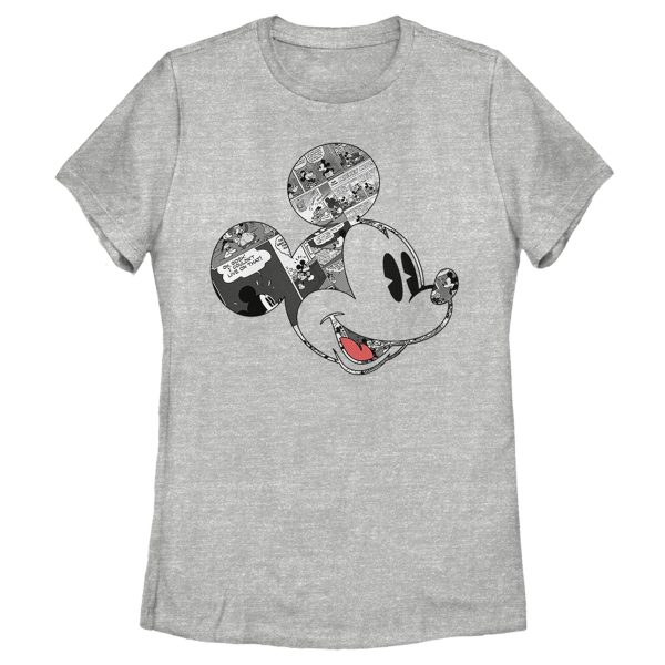 Women’s Mickey & Friends Comic book Mickey Mouse Face T-Shirt