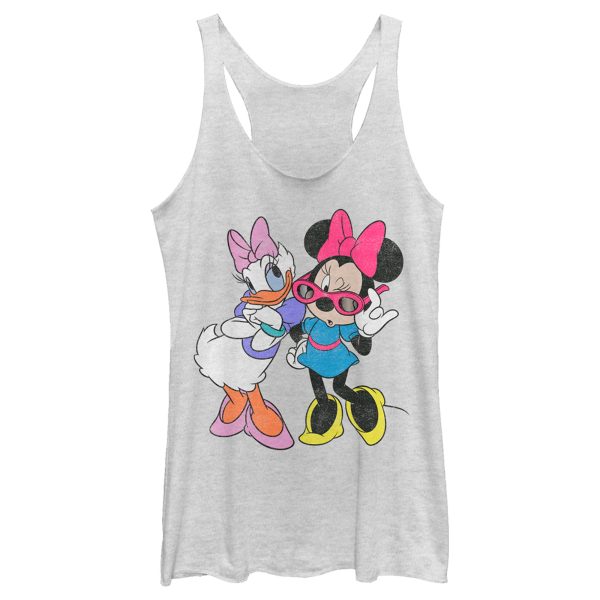 Women’s Mickey & Friends Daisy Duck and Minnie Mouse Racerback Tank Top