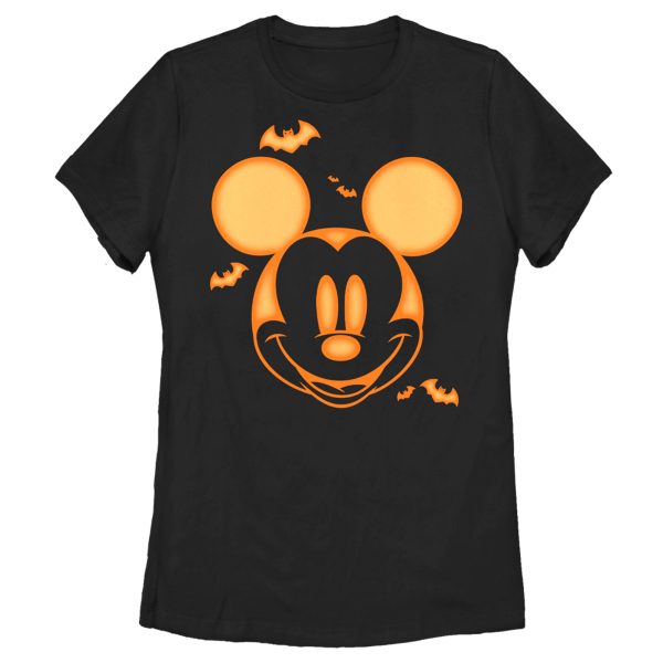 Women’s Mickey & Friends Halloween Pumpkin Face T-Shirt