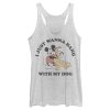Women’s Mickey & Friends I Just Wanna Hang with my Dog Pluto Racerback Tank Top