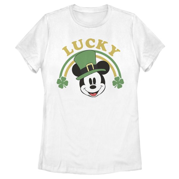 Women’s Mickey & Friends Lucky Rainbow T-Shirt