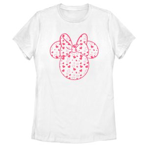 Women’s Mickey & Friends Mickey and Friends Minnie Heart Silhouette T-Shirt