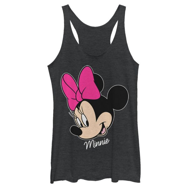 Women’s Mickey & Friends Minnie Mouse Portrait Racerback Tank Top