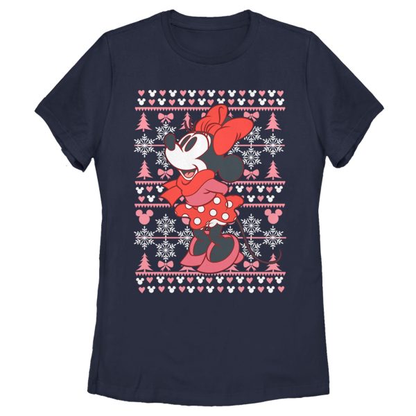 Women’s Mickey & Friends Minnie Winter Sweater T-Shirt