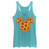 Women’s Mickey & Friends Pizza Mickey Mouse Logo Racerback Tank Top
