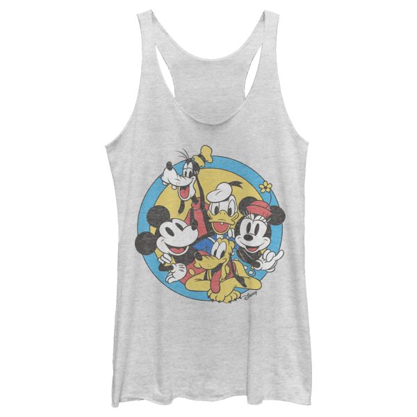 Women’s Mickey & Friends Retro Buddies Racerback Tank Top