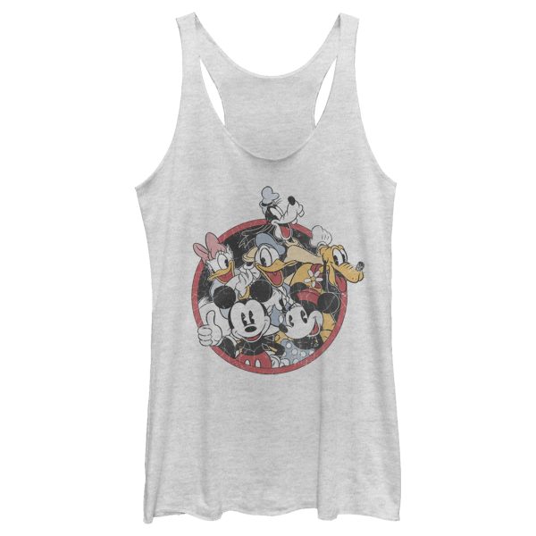 Women’s Mickey & Friends Retro Group Shot Racerback Tank Top