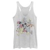 Women’s Mickey & Friends Running Group Shot Racerback Tank Top
