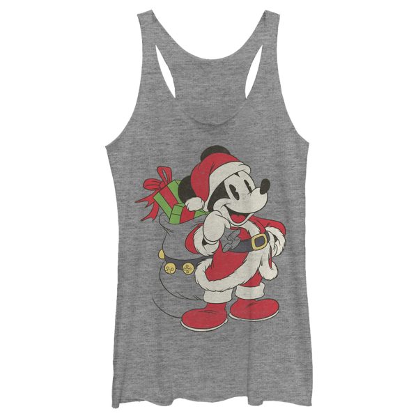 Women’s Mickey & Friends Santa Mouse Racerback Tank Top