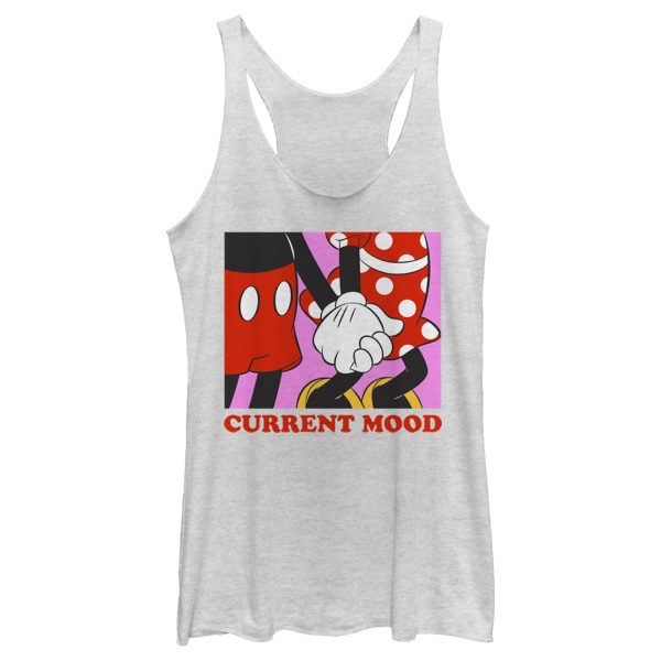 Women’s Mickey & Friends Valentine’s Day Current Mood Racerback Tank Top