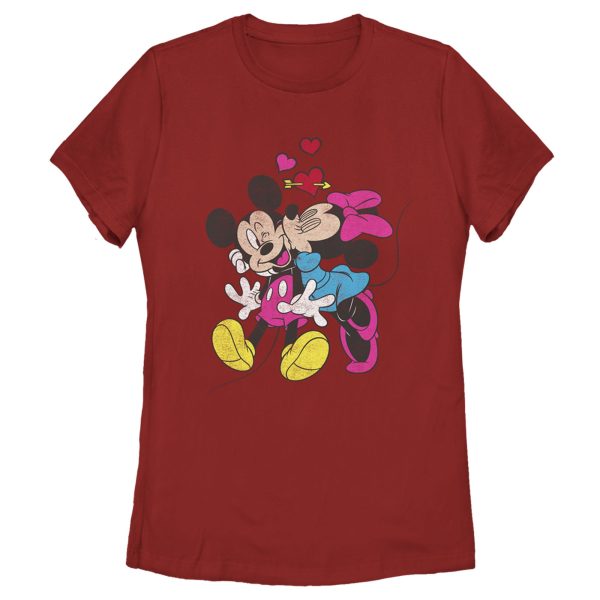 Women’s Mickey & Friends Valentine’s Day Minnie Mouse Smooch T-Shirt