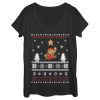Women’s Nintendo Mario Ugly Christmas Sweater Scoop Neck