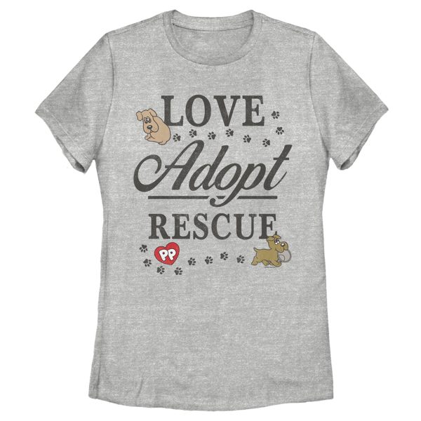 Women’s Pound Puppies Love Adopt Rescue T-Shirt