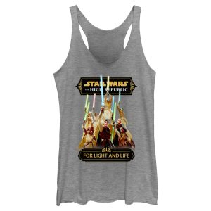 Women’s Star Wars The High Republic Jedi For Light and Life Racerback Tank Top