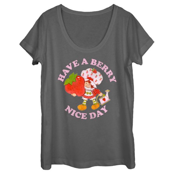 Women’s Strawberry Shortcake Berry Nice Day Scoop Neck