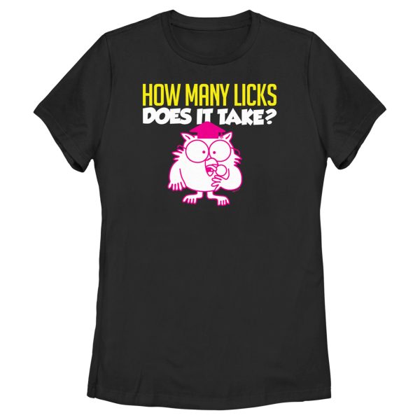 Women’s Tootsie Pop Mr. Owl How Many Licks Does It Take T-Shirt