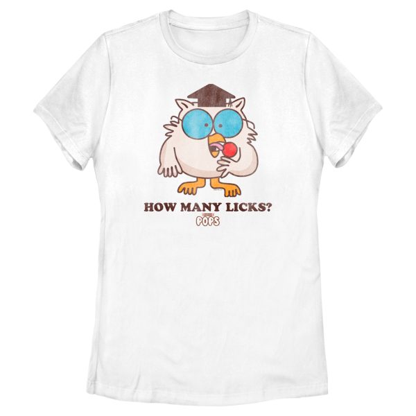 Women’s Tootsie Pop Mr. Owl How Many Licks T-Shirt