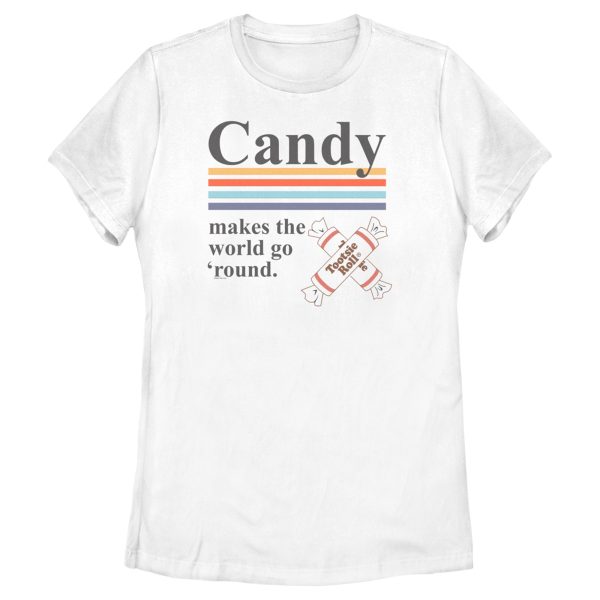 Women’s Tootsie Roll Candy Makes the World Go Round T-Shirt