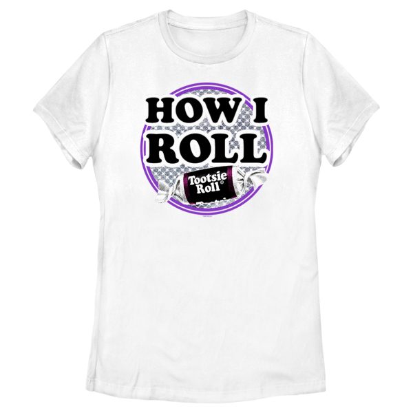 Women’s Tootsie Roll How I Roll Slogan T-Shirt