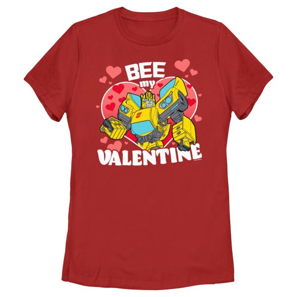 Women’s Transformers Bumblebee Bee My Valentine T-Shirt