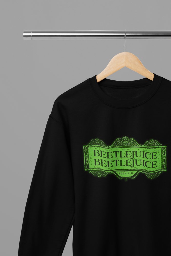 Beetlejuice Beetlejuice 2024 Logo Movie T-ShirtSweatshirt Beetlejuice Beetlejuice 2024 Logo Movie T-ShirtSweatshirt