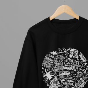 Christmas Vacation Movie Collage T-ShirtSweatshirt Unisex – Funny Holiday Classic Shirt