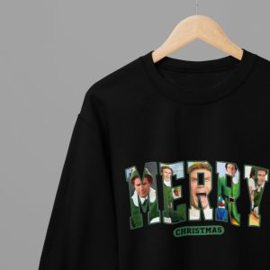 Elf Merry Christmas T-ShirtSweatshirt Unisex – Funny Buddy the Elf Holiday Shirt