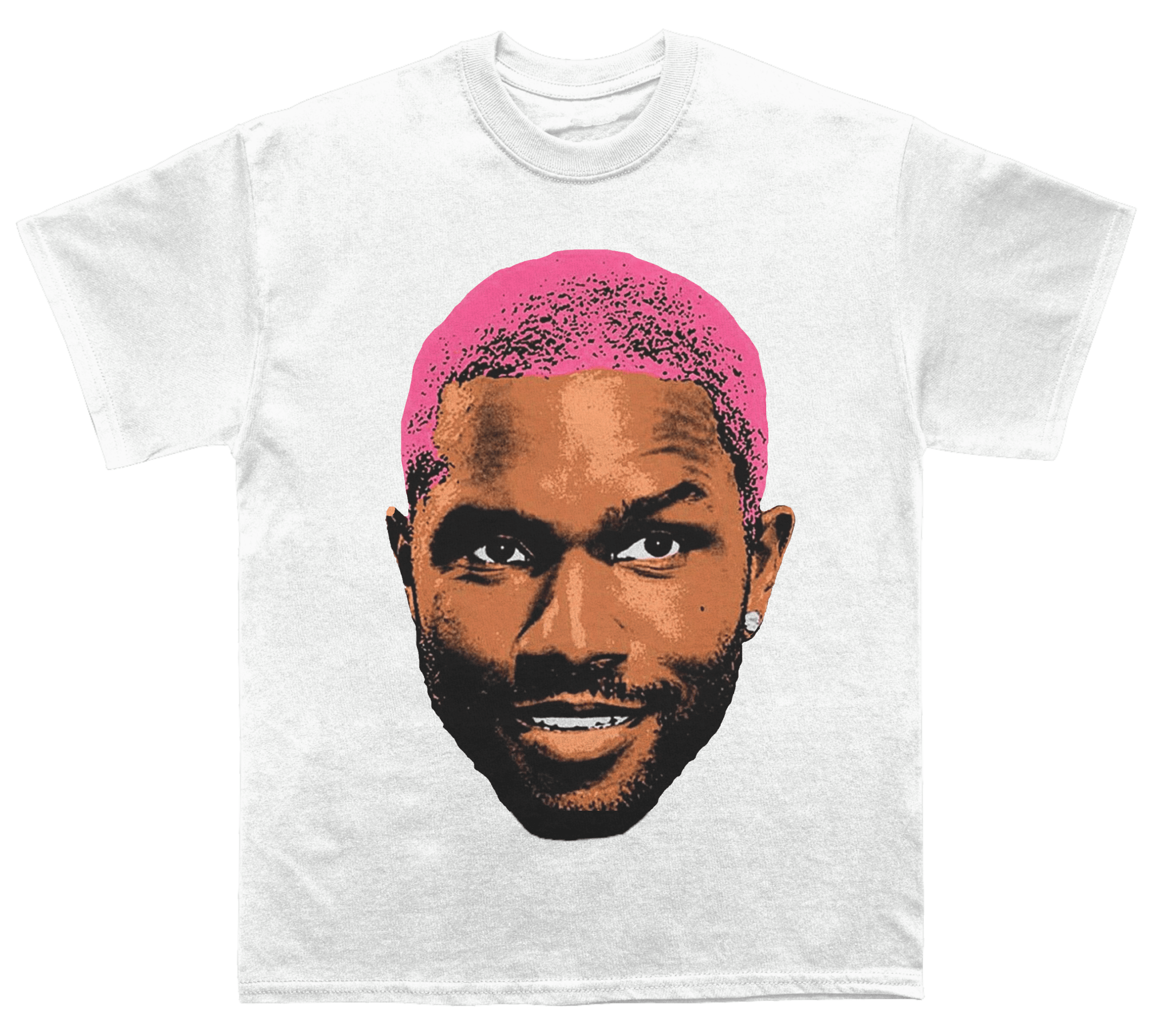 Frank Pink Hair Face T-shirt Frank Pink Hair Face T-shirt