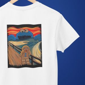 Gingerbread Cookie Monster The Scream T-ShirtSweatshirt