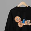 Gingerbread Man Cookie Monster Chest-Burster Alien Movie T-ShirtSweatshirt