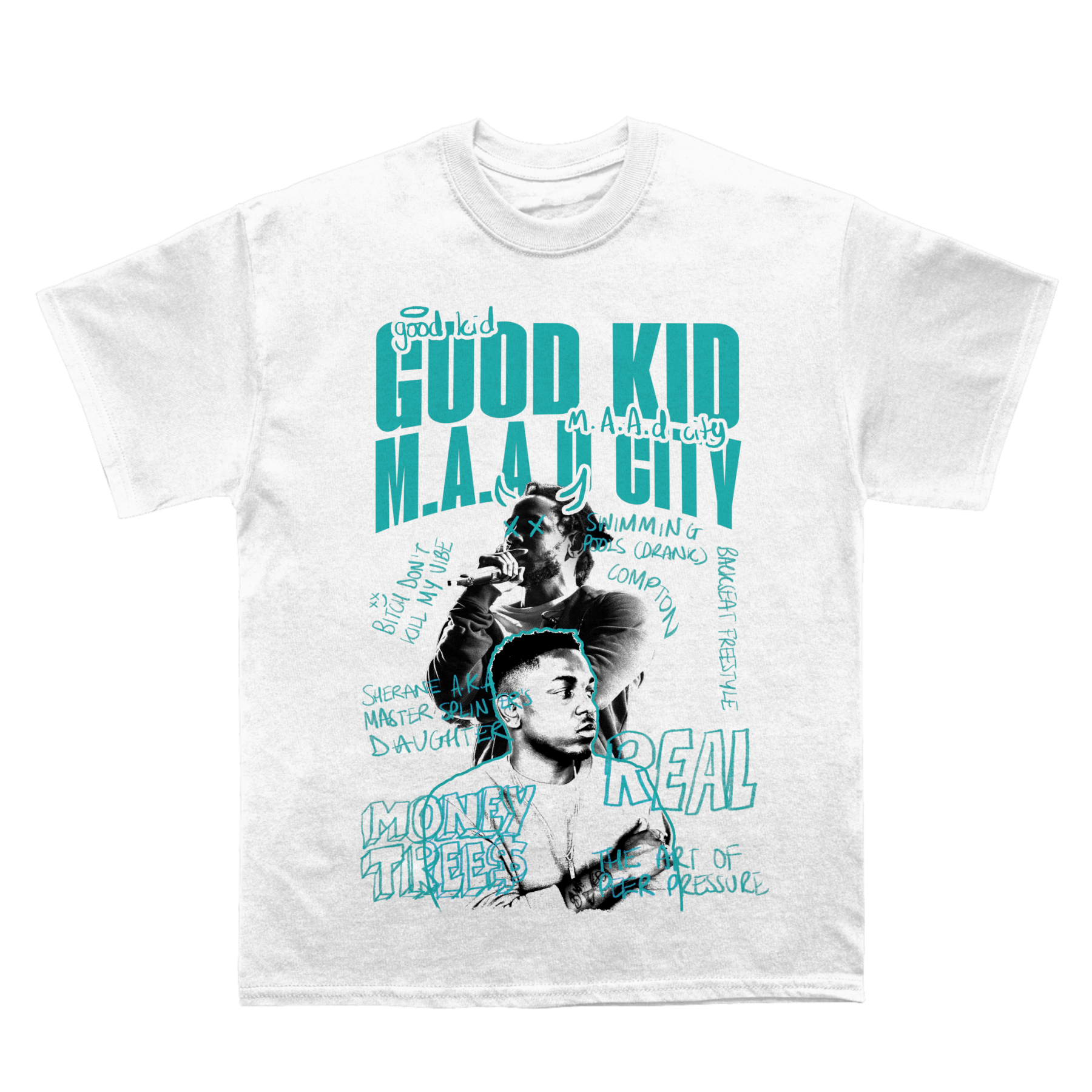 Kendrick GKMC Sketchbook T-shirt Kendrick GKMC Sketchbook T-shirt